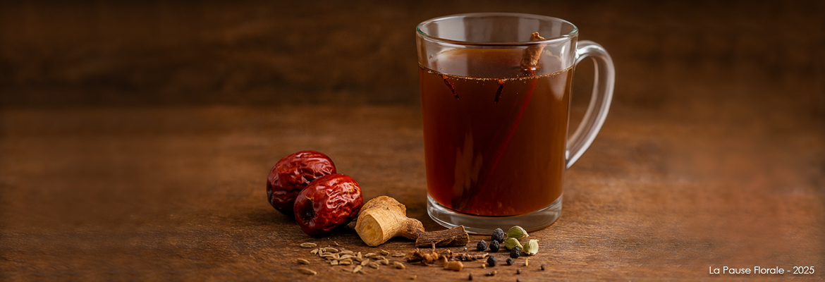 Photo représentant un thé Chaï.